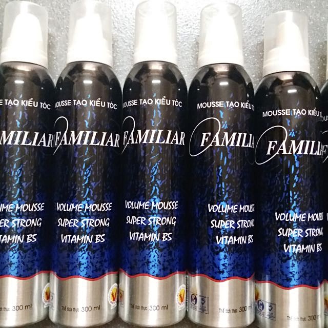 Mousse Tạo Kiểu Tóc Familiar Giữ Nếp Mạnh 250ml
