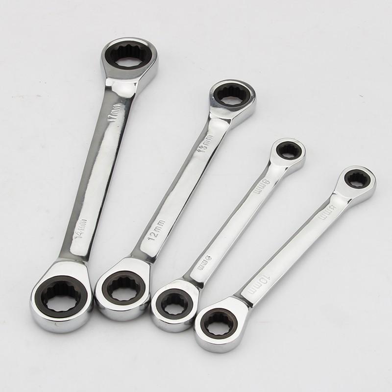 Cờ lê hai đầu kích thước 8-9-10-12-13-14-15-16-17-18-19mm bằng chrome