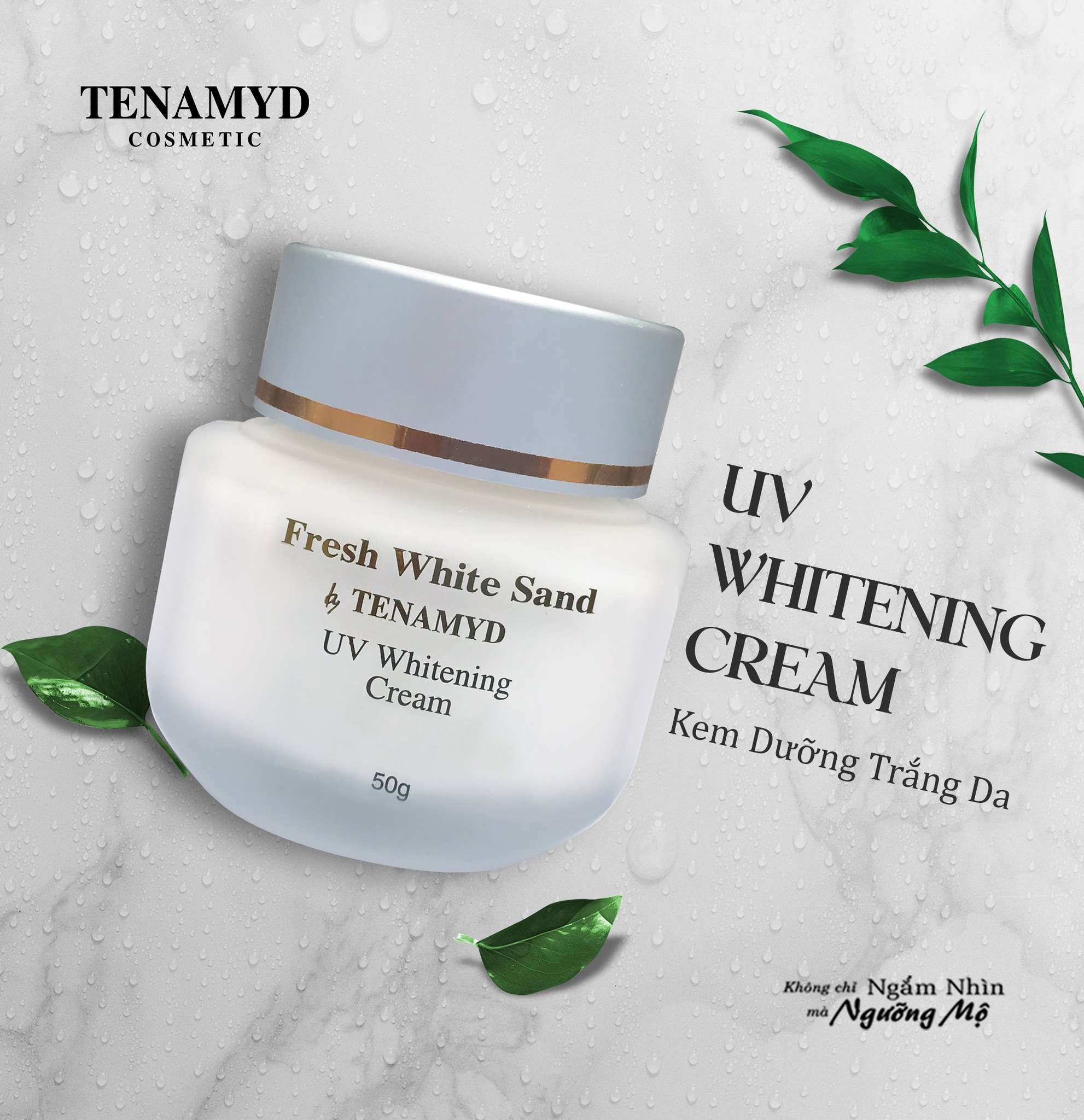 Kem dưỡng trắng da TENAMYD UV Whitening Cream 50g - Kem Ngày