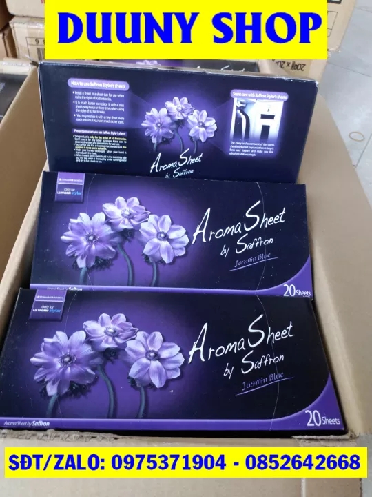 Giấy thơm Aroma sheet dùng cho máy giặt khô hương nhài