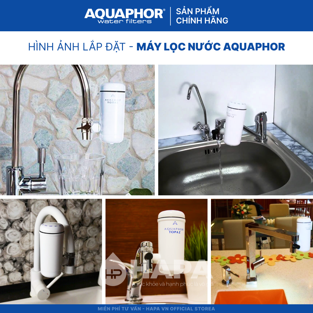 Máy Lọc Nước Uống Trực Tiếp AQUAPHOR TOPAZ - Công nghệ NANO Aqualen độc quyền - Hàng Chính Hãng, Nhập Khẩu Châu Âu