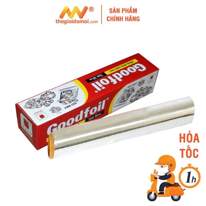 Giấy bạc nướng Goodfoil GF30-75 dài 75m rộng 30cm dày chất lượng khối lượng 1kg