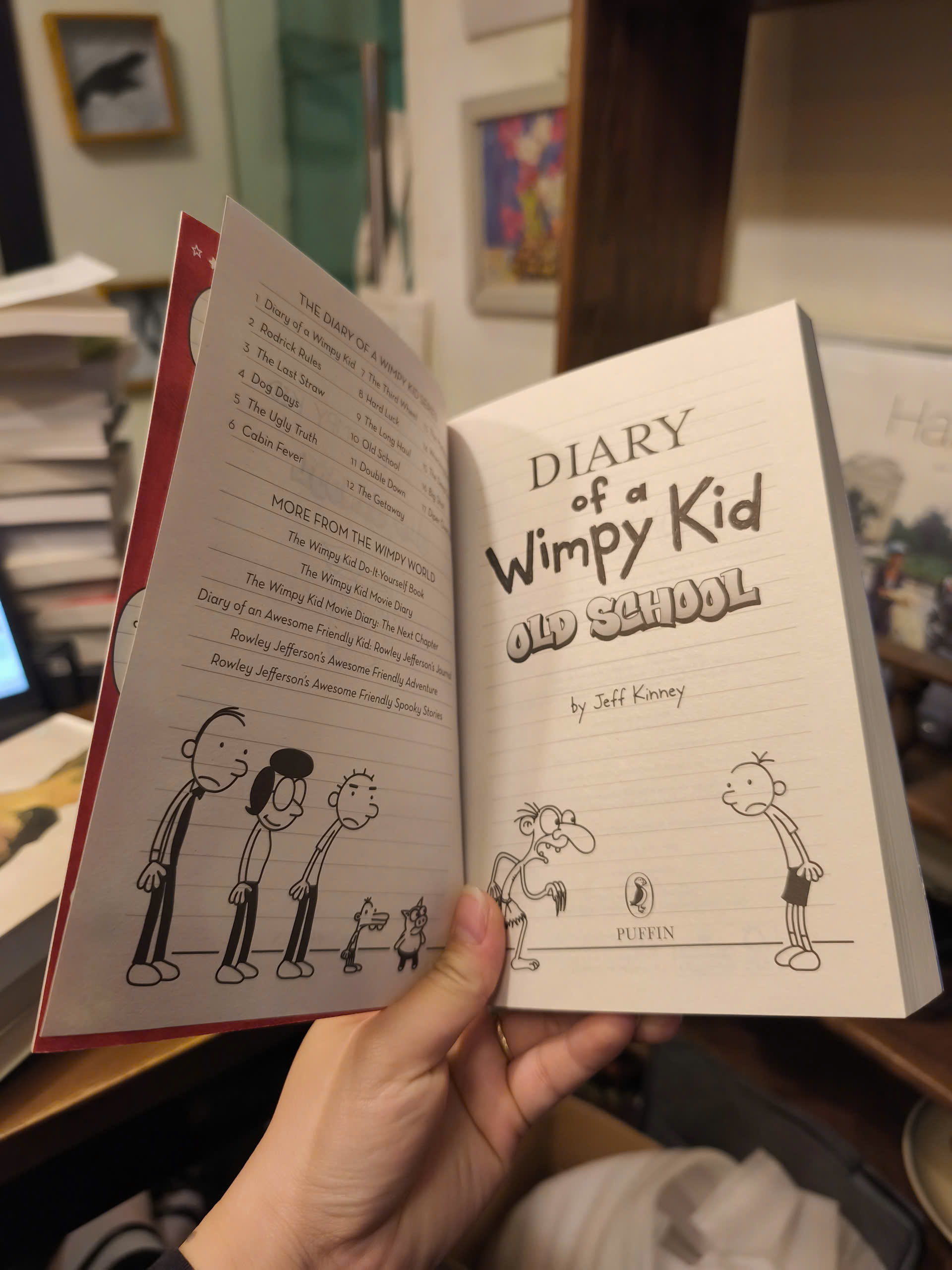Sách - Diary of a Wimpy Kid Old School by Jeff Kinney - Fiction/Middle Grade/Humor - Sách Ngoại Văn