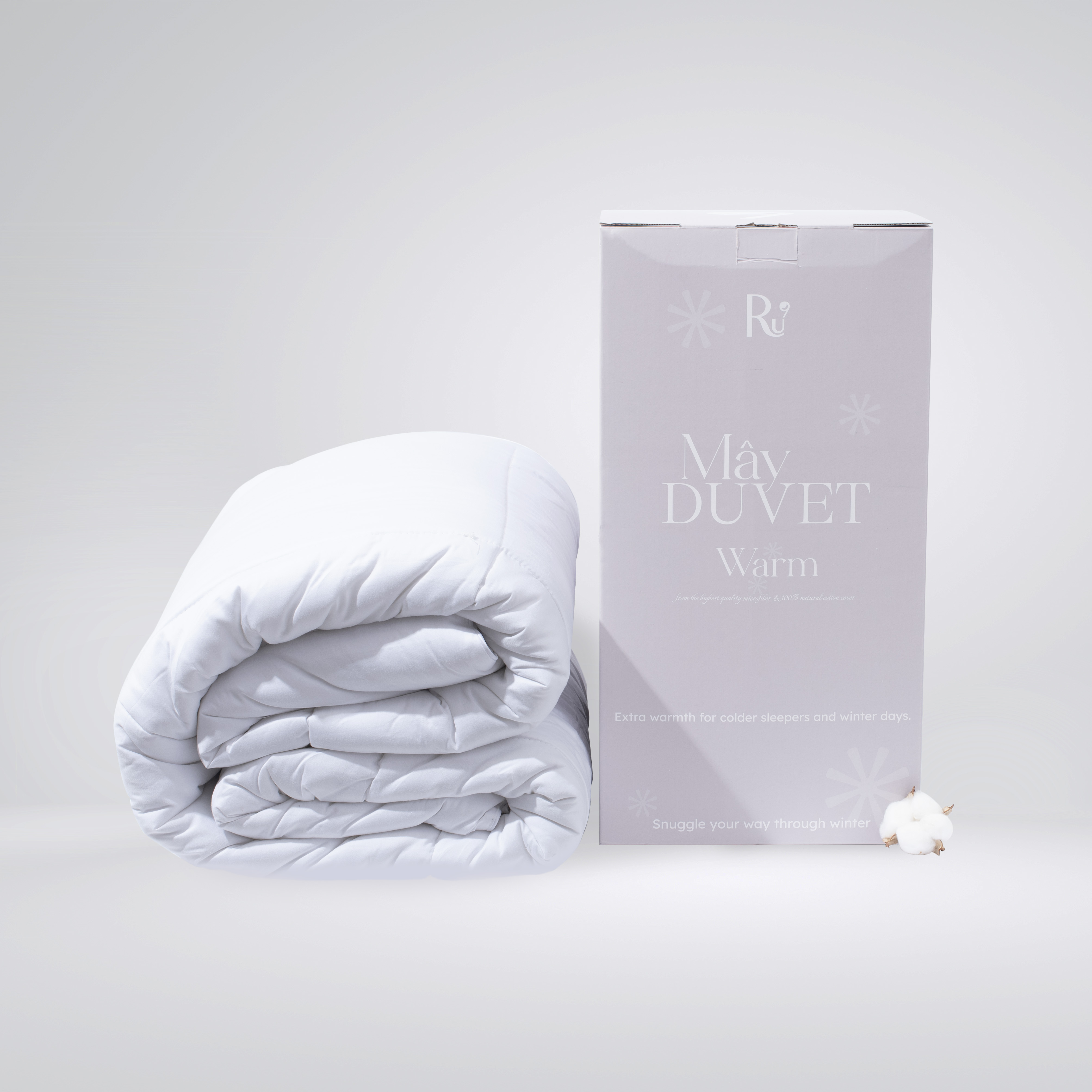 Chăn Mây Đông Duvet, độ dày phù hợp, sợi bông siêu mịn microfiber