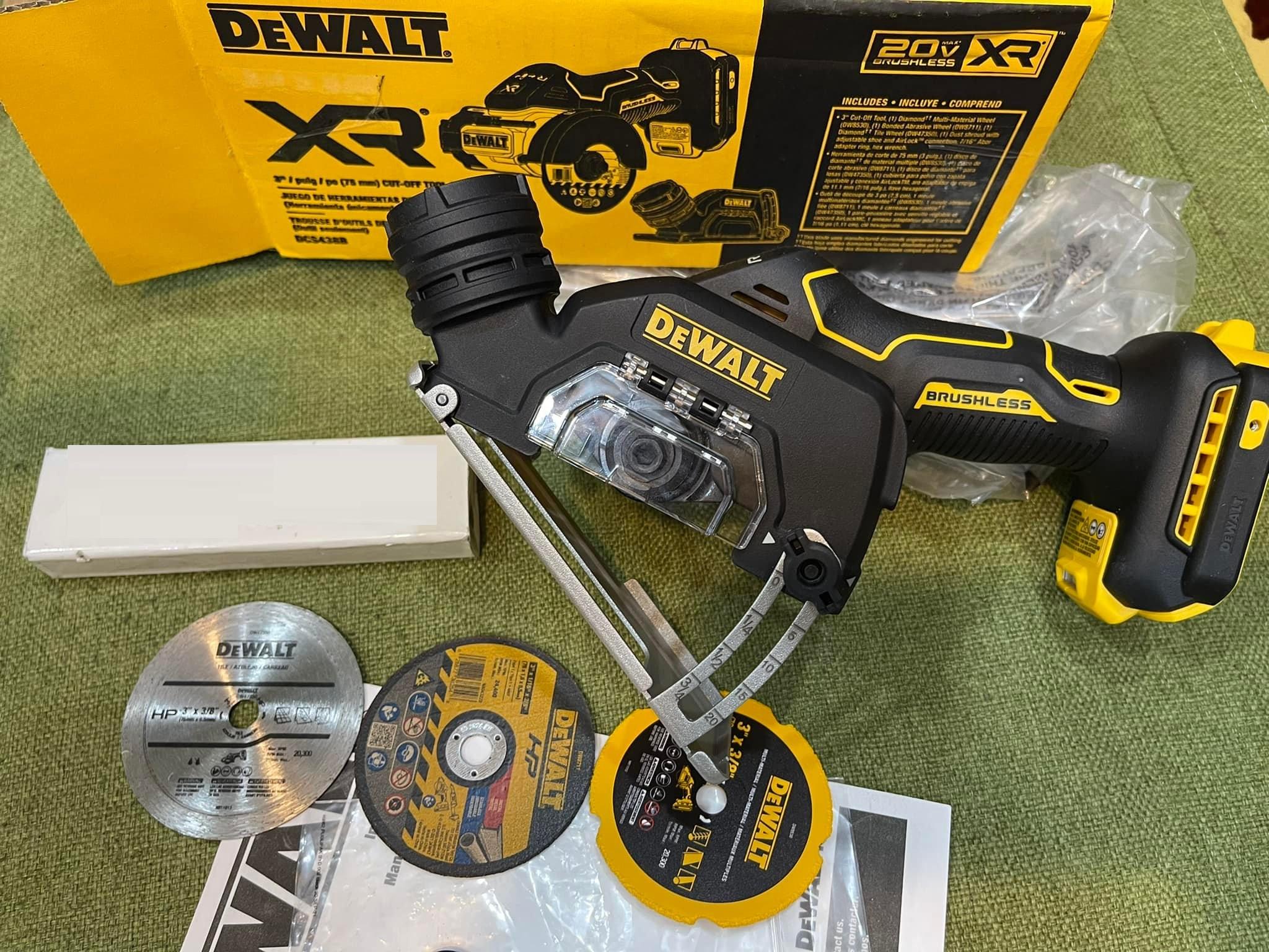 MÁY CẮT CẦM TAY 20V DEWALT DCS438B - HÀNG CHÍNH HÃNG