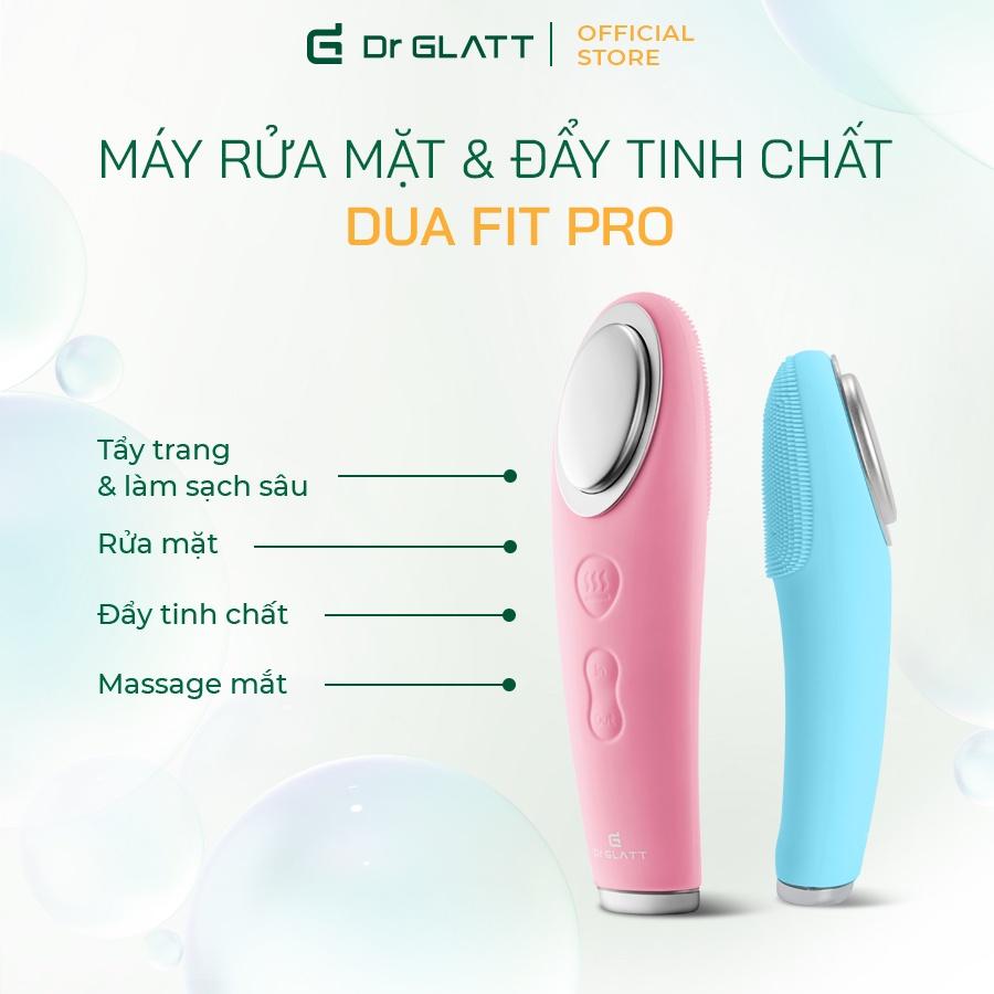 Set máy dưỡng da đa năng - máy triệt lông mini &amp; trị mụn, máy rửa mặt &amp; tẩy trang, máy massage mặt &amp; nâng cơ DR GLATT