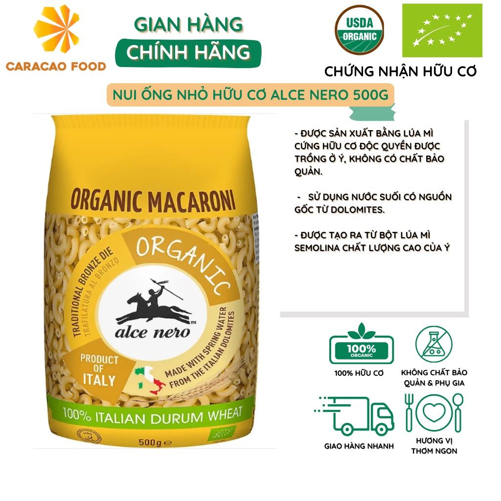 Nui ống nhỏ hữu cơ Alce Nero 500g - Nui ăn dặm cho bé