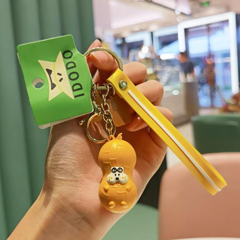 Móc Khóa Hình Gấu Đậu Đáng Yêu Dễ Thương