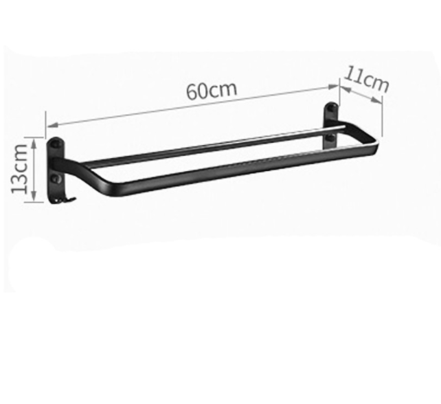 Phụ kiện phòng tắm 5 món màu đen GPK11PKND