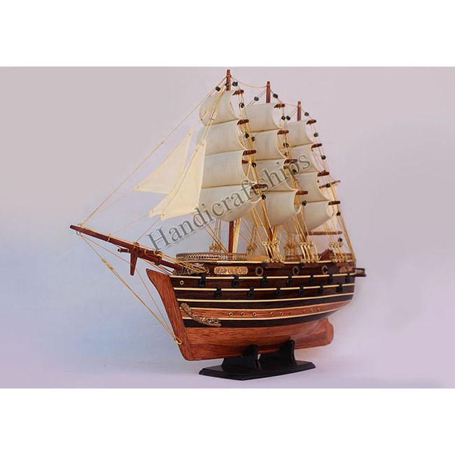 Thuyền gỗ trang trí Napoleon 53 cm cao cấp