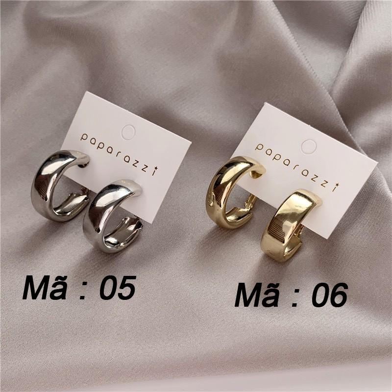 Bông Tai Thời Trang Phong Cách Hàn Quốc -Bông Tai Hợp Kim Vàng Xinh Xắn- Đính Đá Sang Trọng- Thời Trang Cá Tính