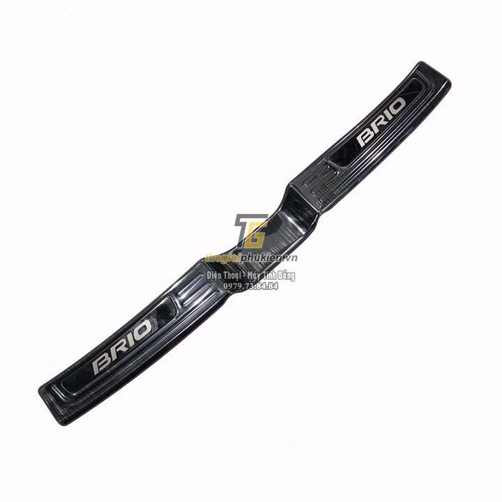 COMBO Nẹp bước chân và ốp chống trầy cốp Honda Brio vân Titan