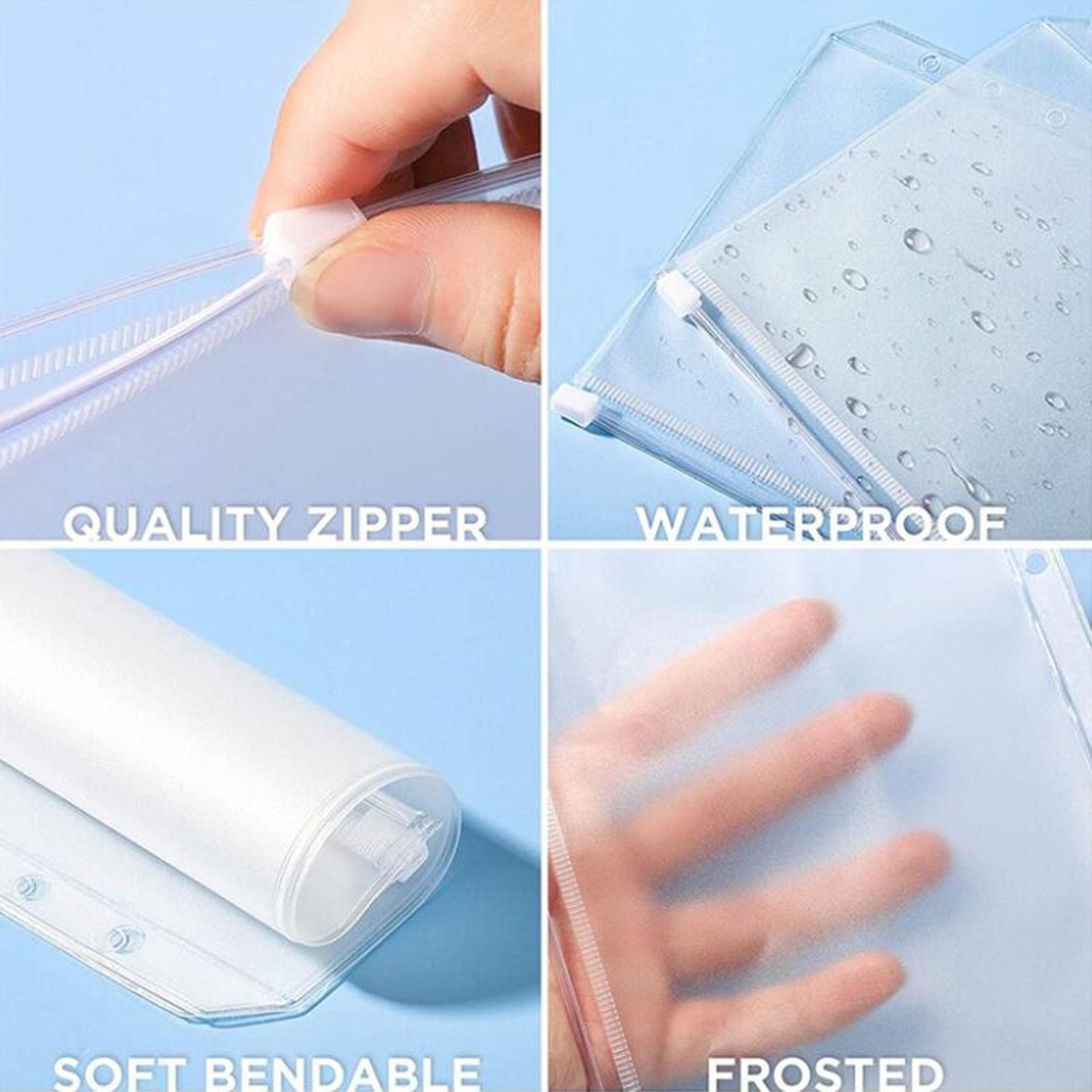 2x Notebook Binder with Binder Zipper Pockets for Home Office Gifts