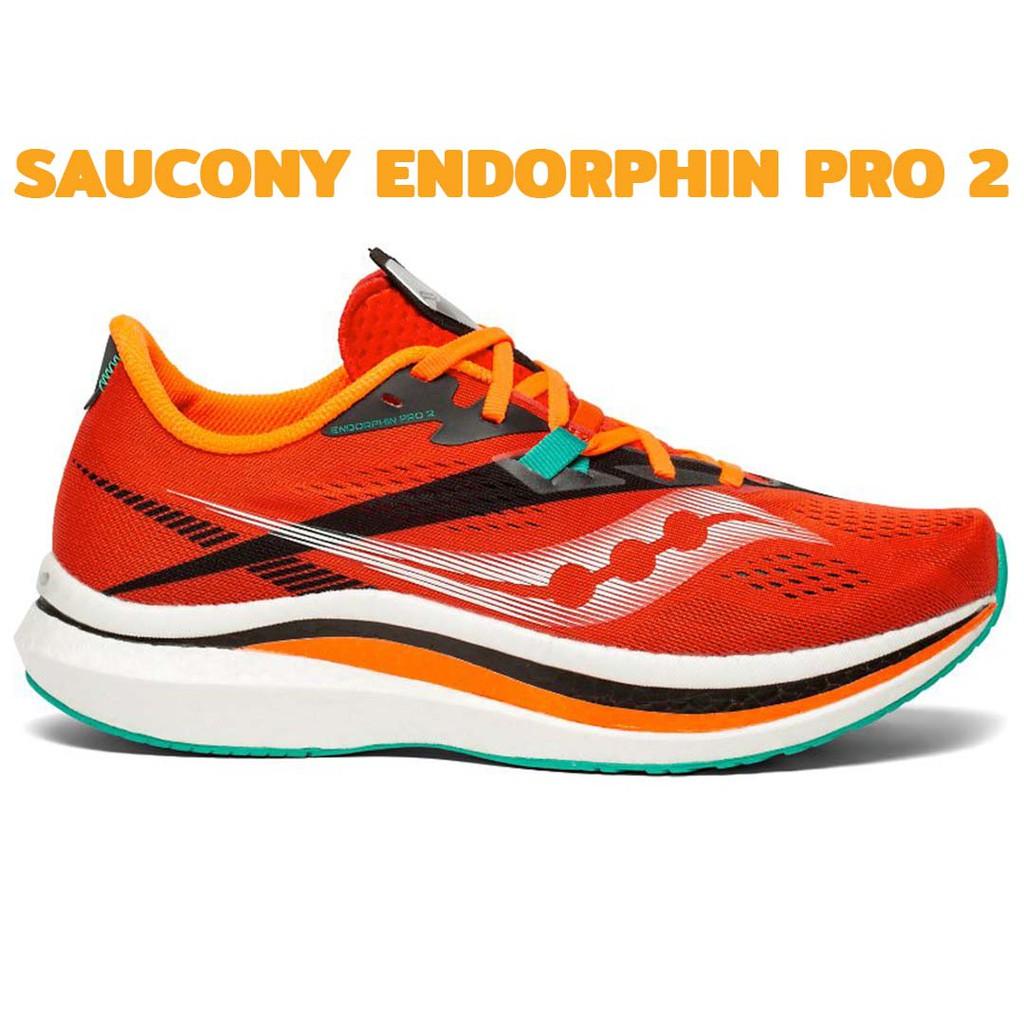 Giày Chạy Bộ Nam Saucony Endorphin Pro 2 Scarlet/Black - Đỏ Sậm/Đen