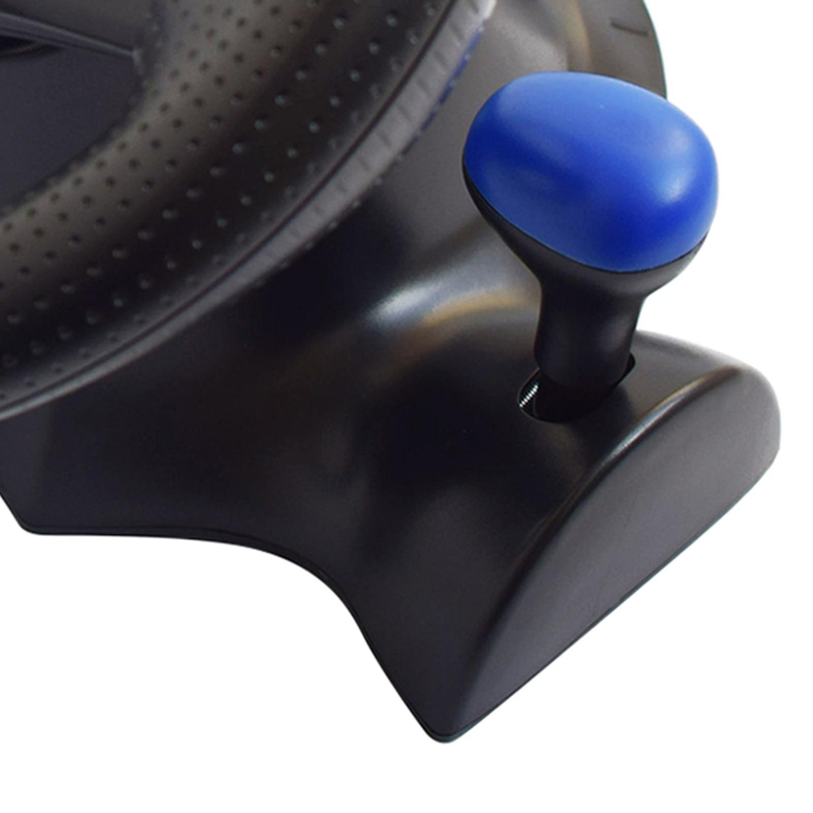 Driving Game Racing Steering Wheel + Brake Pedals Kit fits for PS3 PC Game