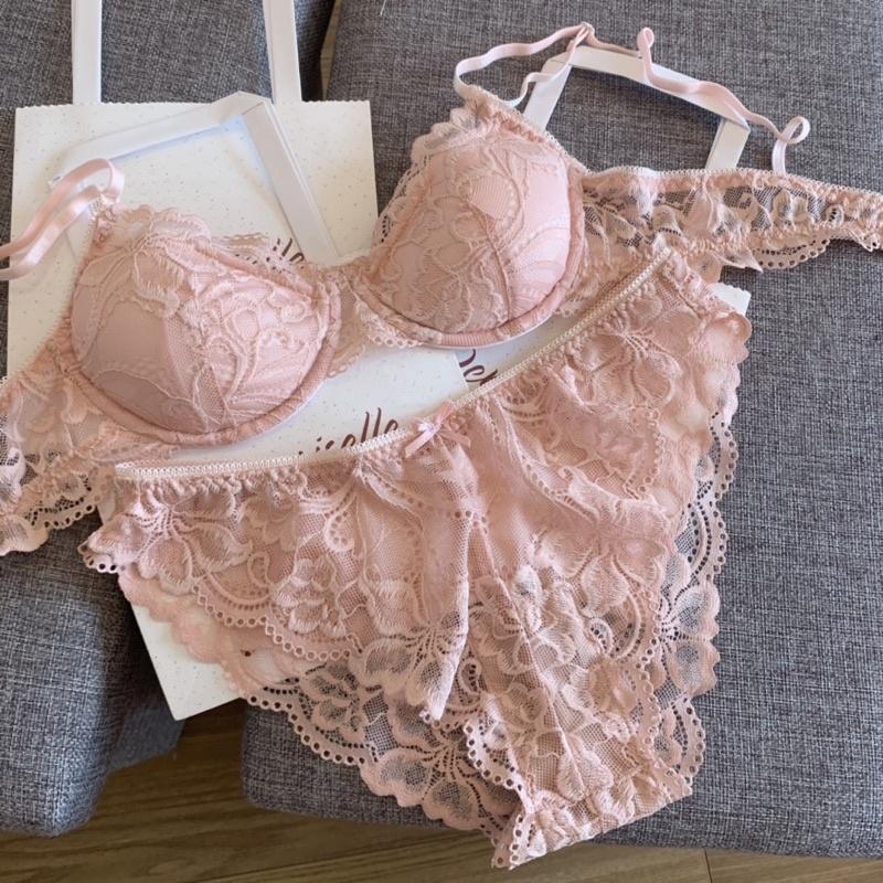 Emily set - set ren gọng cup nhỏ