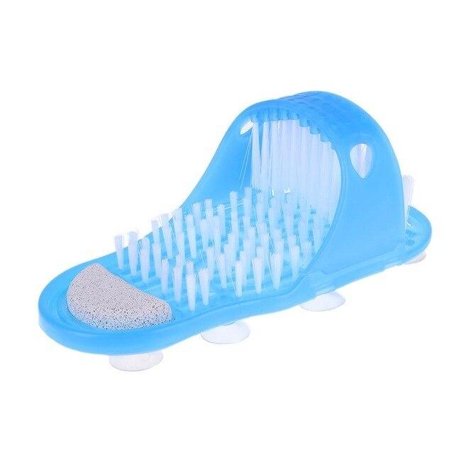 Plastic Remove Dead Skin Massage Slipper Foot Scrubber Bath Shoe with Brush Household Bathroom Foot Cleaning Brush Slipper