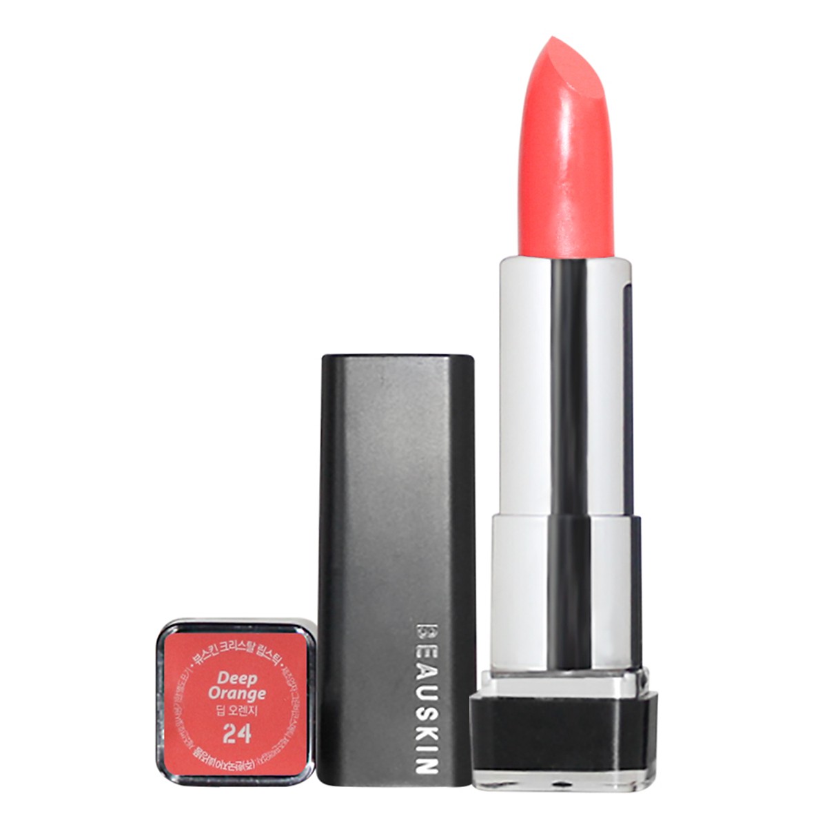 Son môi màu đẹp tự nhiên mềm môi bền màu vững sắc không chì Beauskin Crystal Lipstick, Hàn Quốc 3.5g