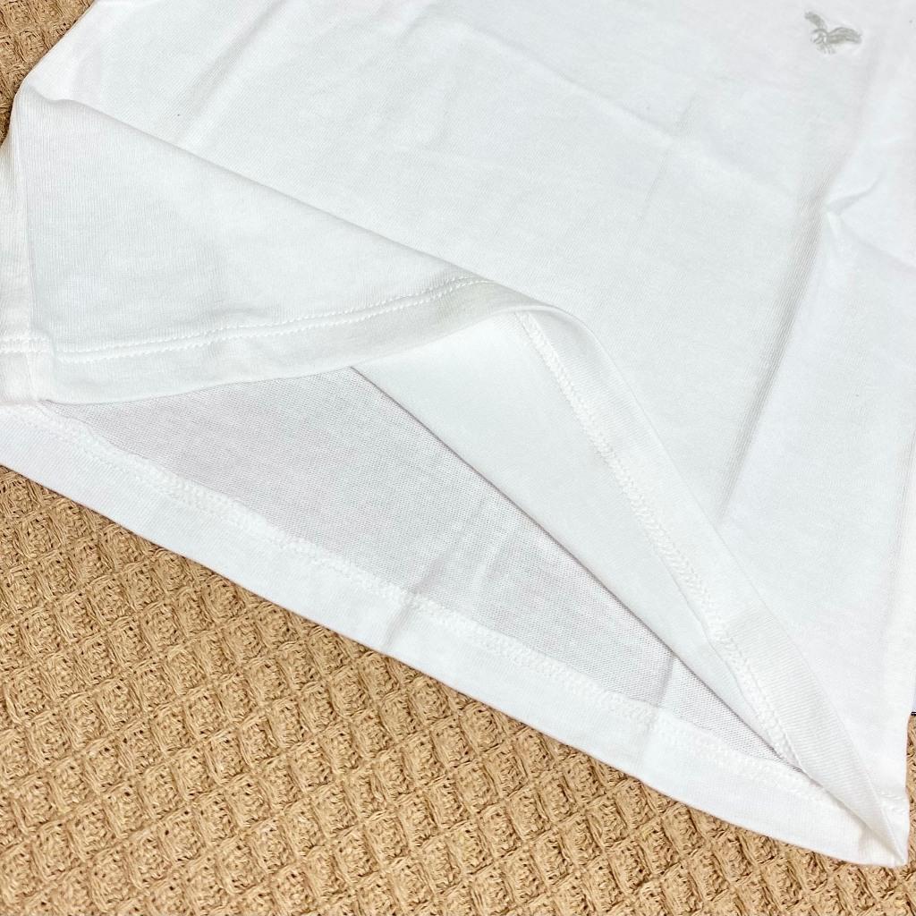 [7-25kg] Áo ngắn tay cổ tròn chất cotton mềm, thấm hút mồ hôi tốt cho bé trai/ bé gái - Miatop (hình thêu ngẫu nhiên) - S9 (21-23kg)