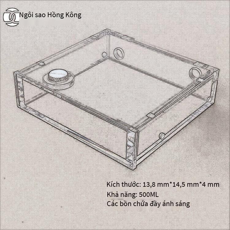 Thuận lợi nhất duy nhất trống đầy ổ đĩa quang két nước máy tính để bàn két nước làm mát bằng nước không gian đầy đủ nước lưu trữ ổ đĩa quang két nước
