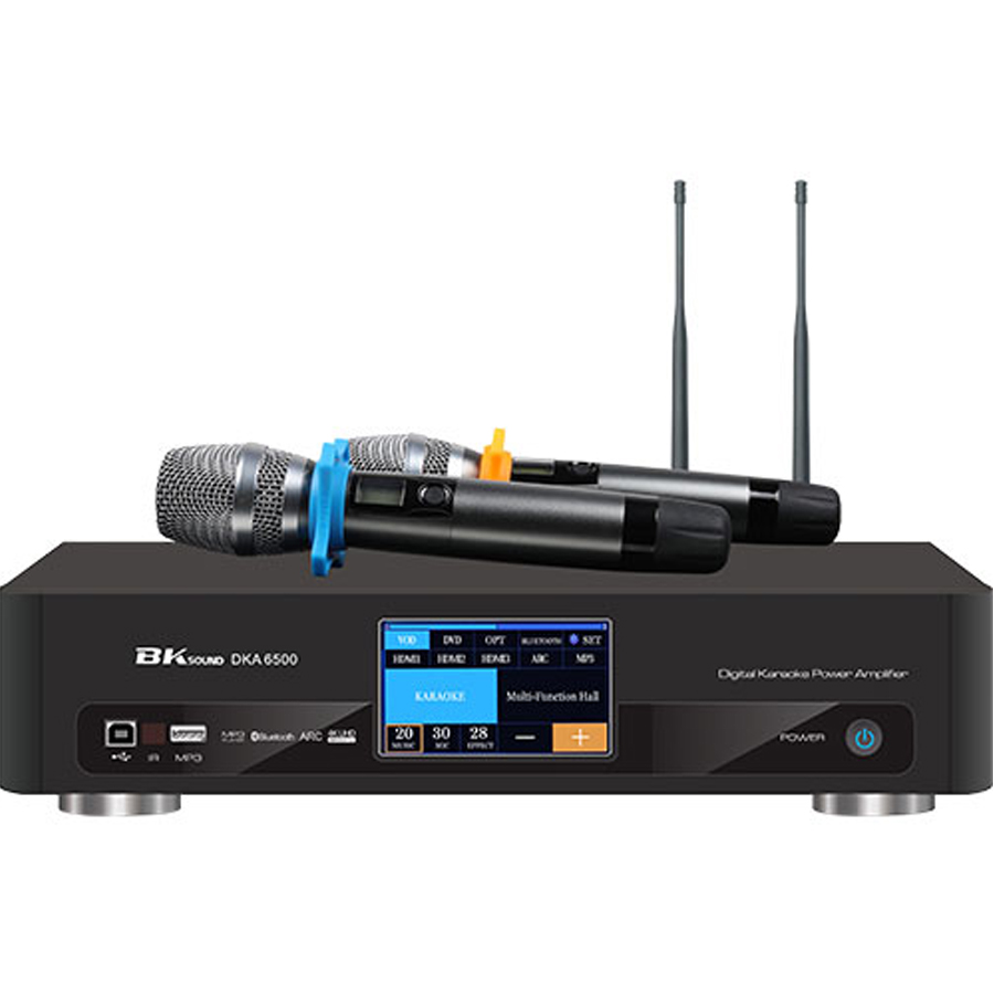 Amply Karaoke, Nghe Nhạc, Xem Phim BKsound DKA 6500 2 kênh - Hàng chính hãng