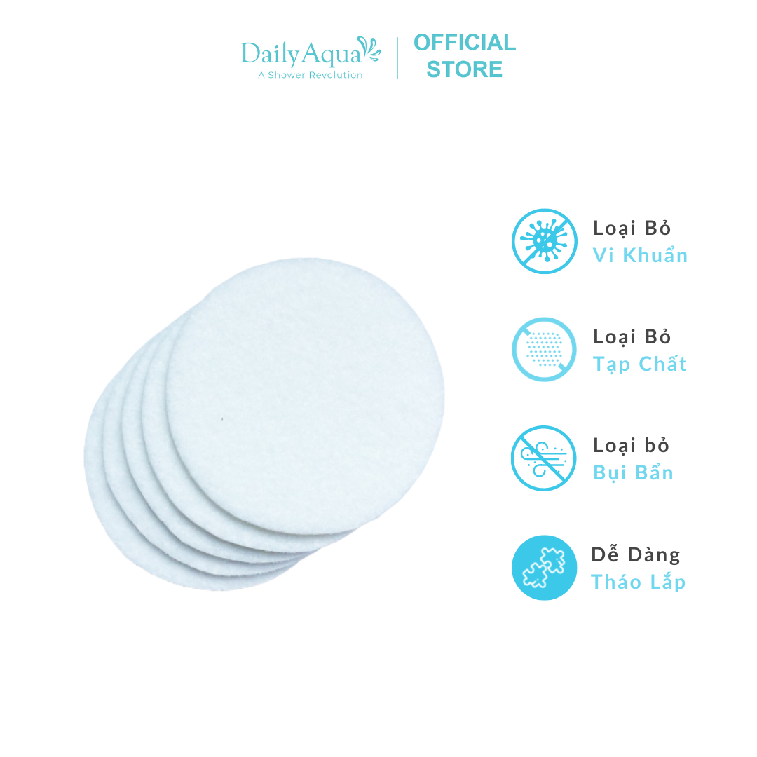 Màng lọc đầu vòi sen Daily Aqua - Lọc bụi bẩn, vi khuẩn
