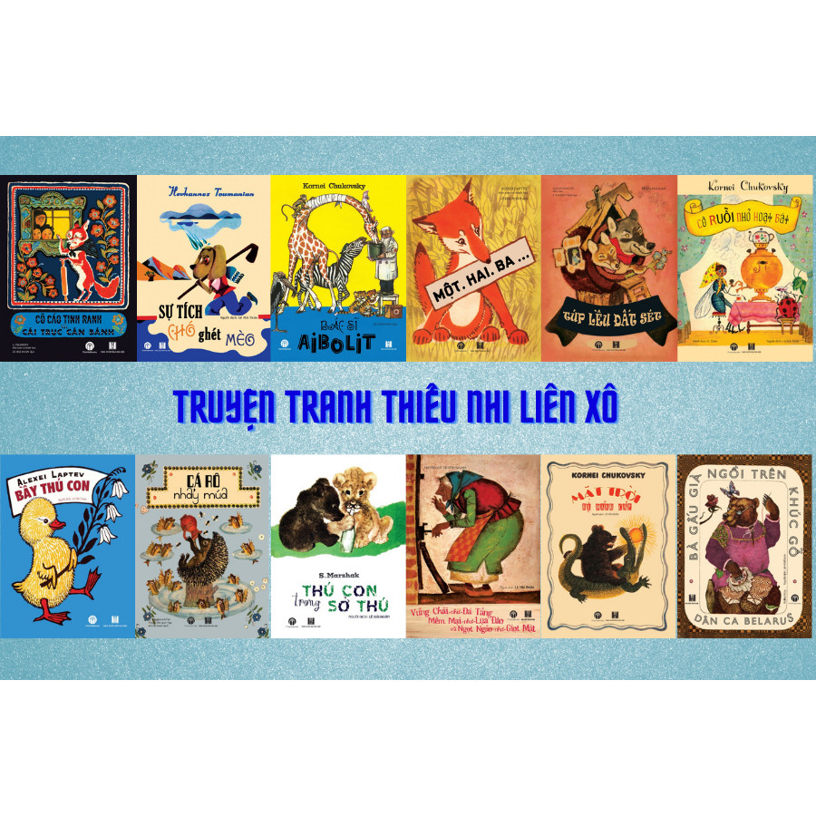 Combo 12 cuốn truyện tranh thiếu nhi Liên Xô