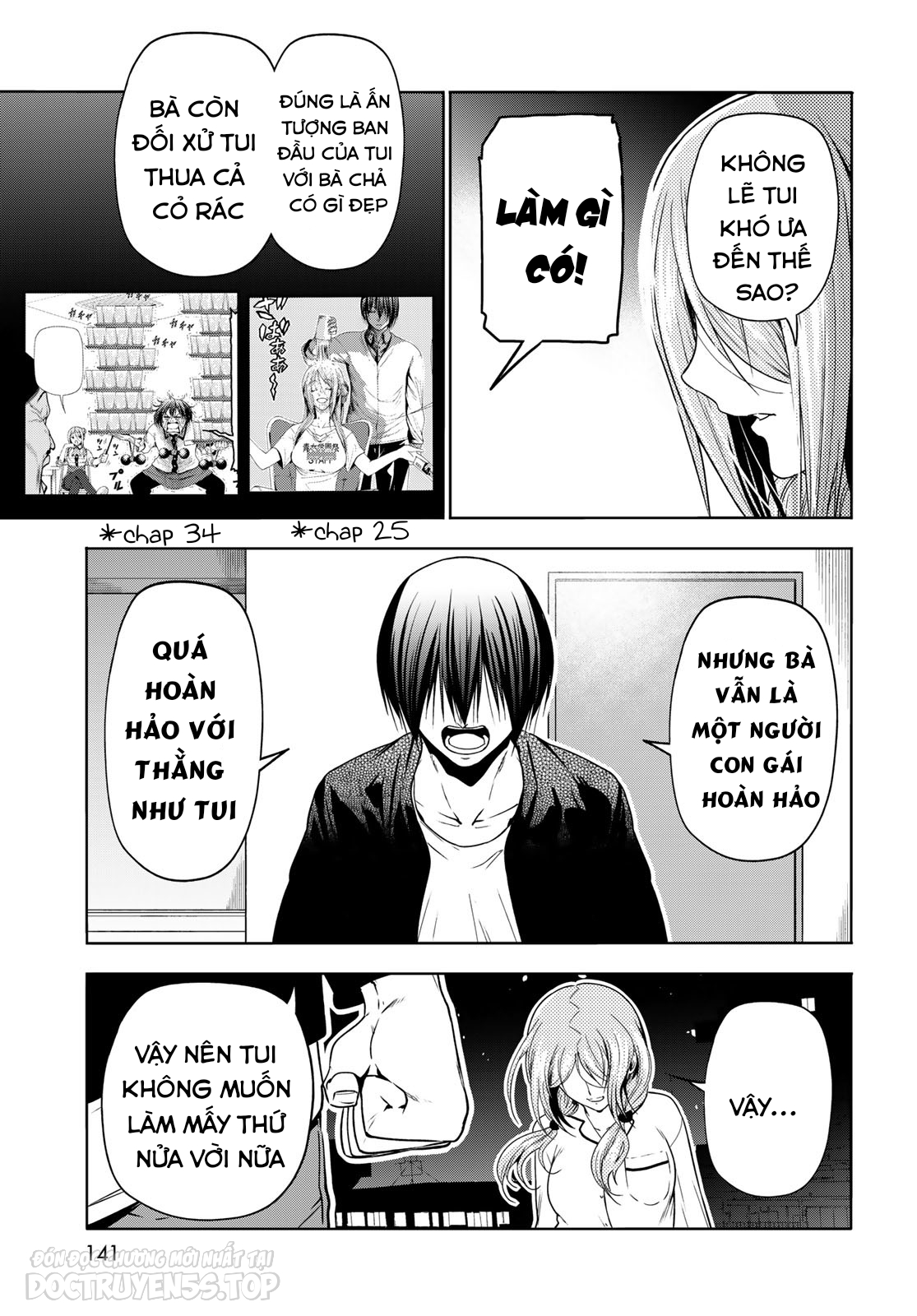 cô gái thích lặn - grand blue chapter 89 42