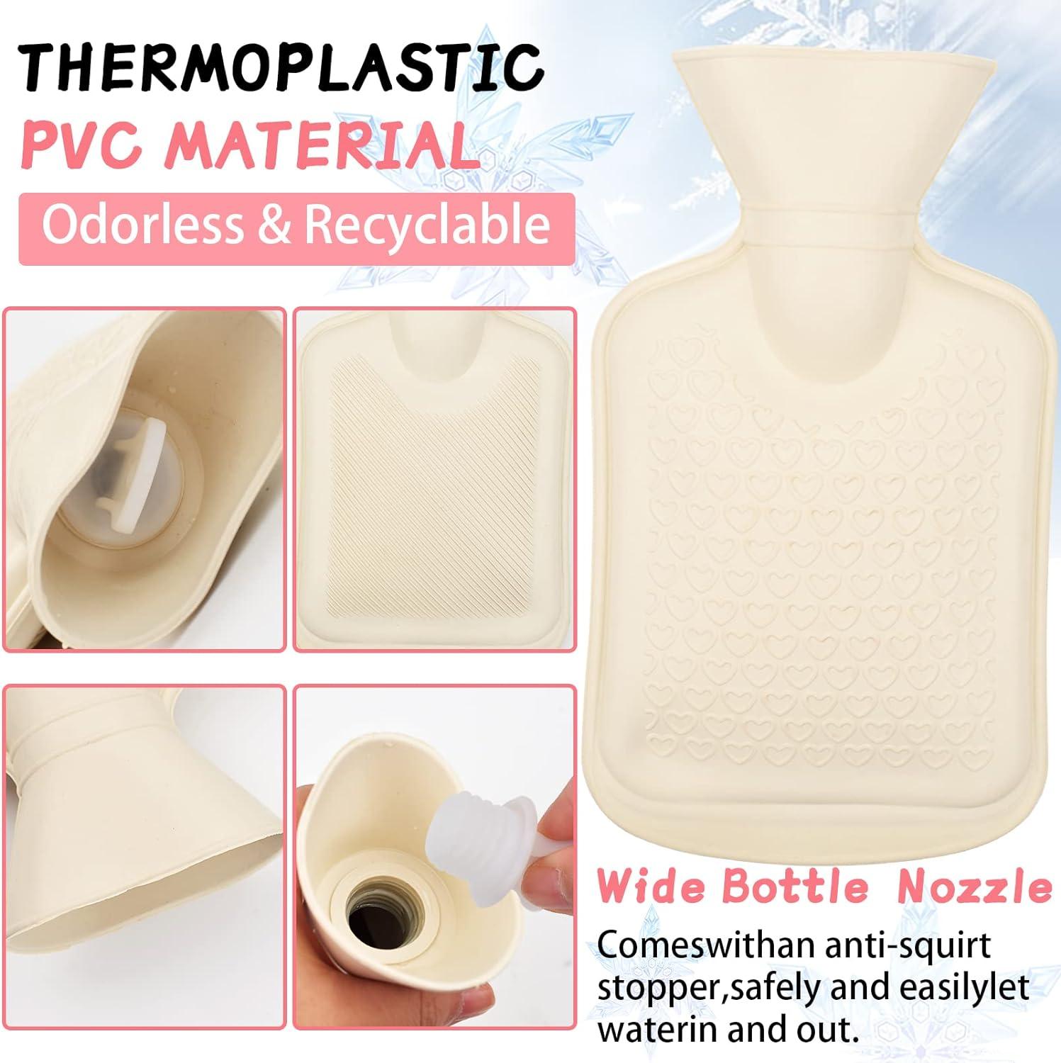 Nước nóng Chai nước nóng, Nước nóng Chai nước nóng, chai nước nóng với chăn đồ chơi siêu mềm, giảm đau, đệm tay