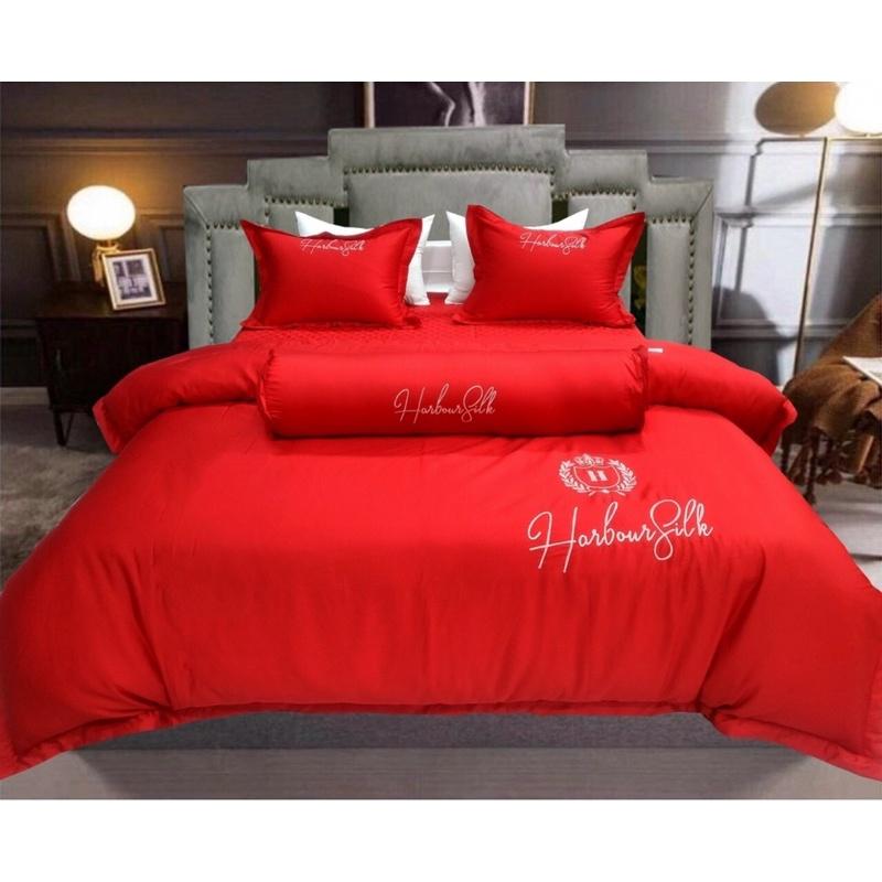 Trọn bộ 5 món chăn ga gối Habour Silk - HÀNG CÓ SẴN