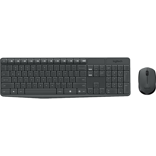 Combo chuột và bàn phím không dây Logitech MK235 - Hàng chính hãng