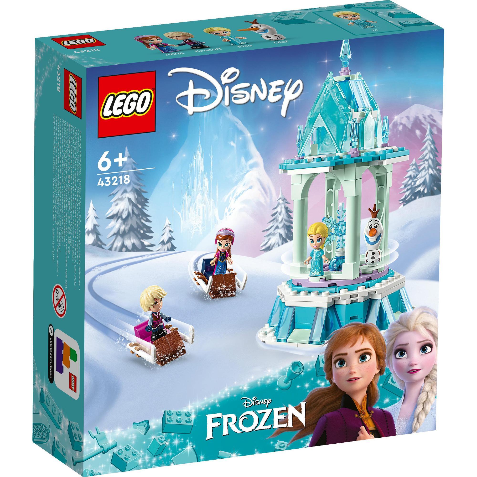 LEGO Disney Princess 43218 Đồ chơi lắp ráp Cung điện ma thuật của Anna và Elsa (175 chi tiết)