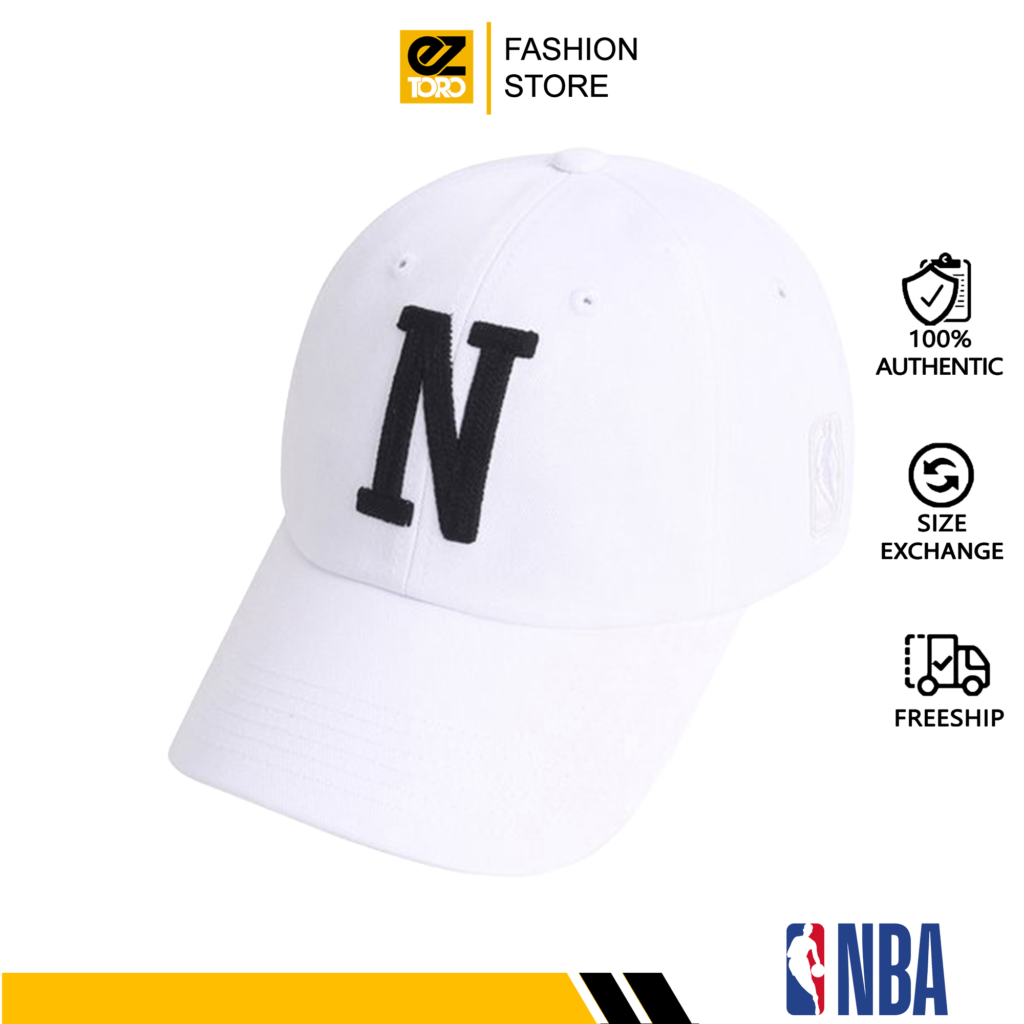 Mũ NBA CLE Initials Embroidery SOFT CURVED CAP - Nón lưỡi trai thời trang cho nam, nữ, unisex