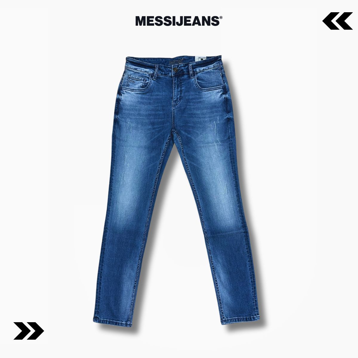 Quần Jeans nam dáng basic Slim Fit Co Giãn Tốt, Bền Màu, Form Trẻ Trung MESSIJEANS SSTAR SJM1119-23