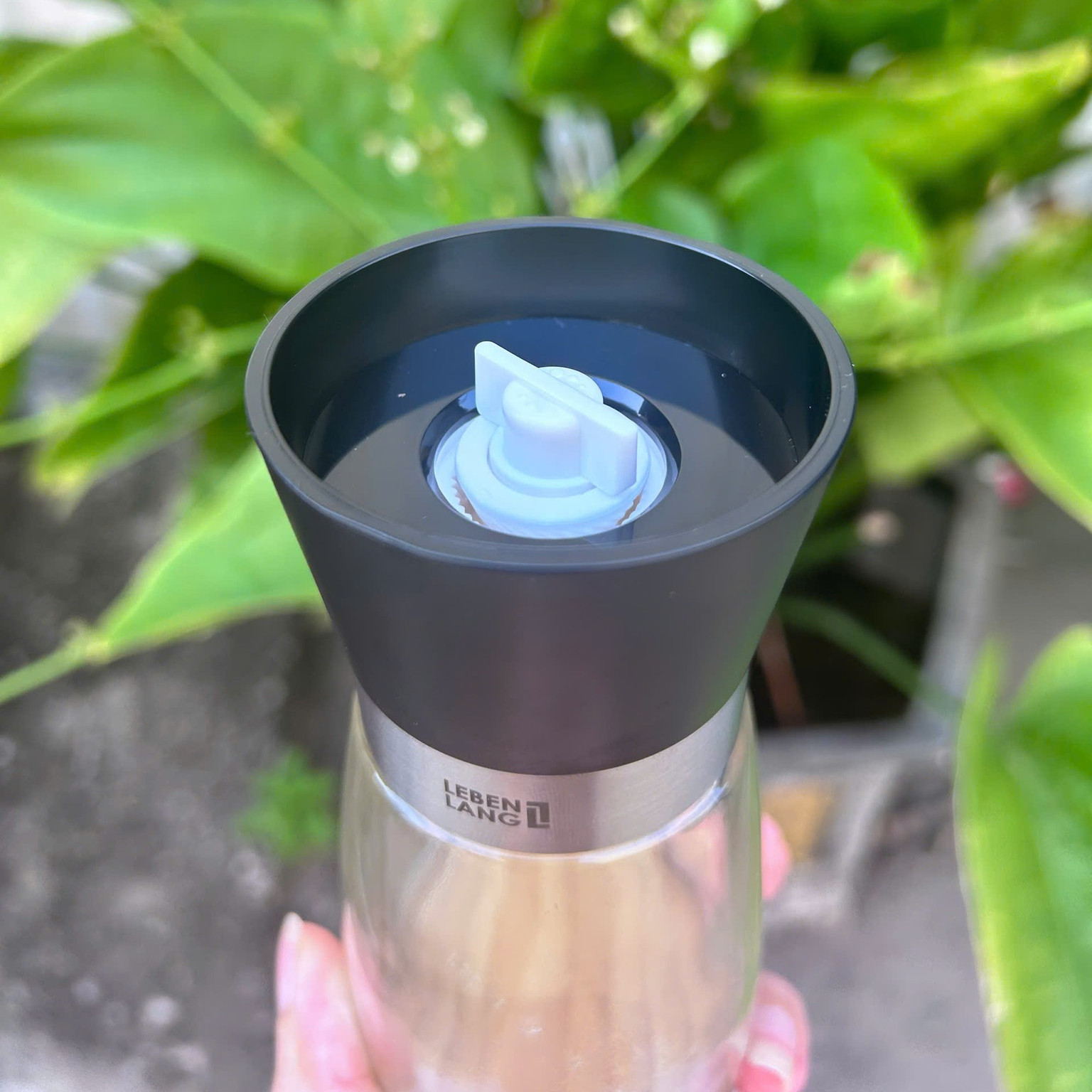 Dụng cụ xay tiêu cầm tay thủy tinh Lê Bên Làng LBL9595 dung tích 170ml nhỏ gọn tiện lợi