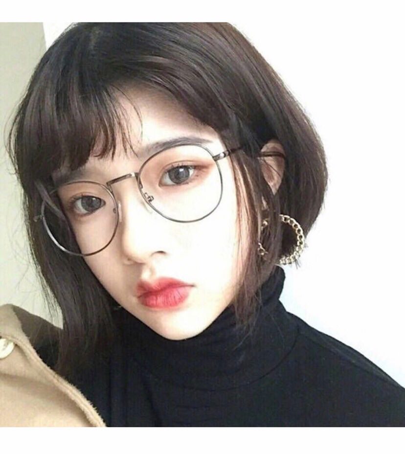 Mắt tròn nhỏ vintage kim loại nam nữ