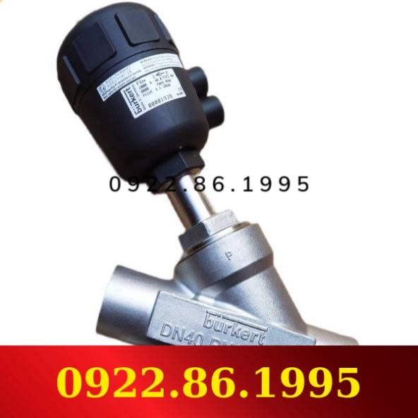 Giá Tốt + Van Góc Burkert 2000A Van Ghế Khí Nén Thường Mở 00178601 Hơi DN15 hàng mới