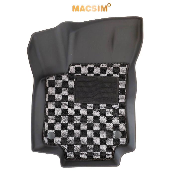 Thảm Lót Sàn 2 Lớp TPE Macsim Volkswagen Viloran 2023+ Chuẩn Form, Bền, Không Mùi ( dệt thô caro 2 lớp sd3 ct)