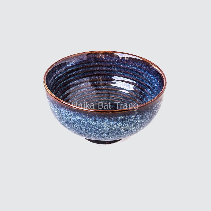 Bát Tô Sâu Men Xanh Hoả Biến D17 & D22 - Bát Tô Cup - Gốm Sứ Cao Cấp Bát Tràng