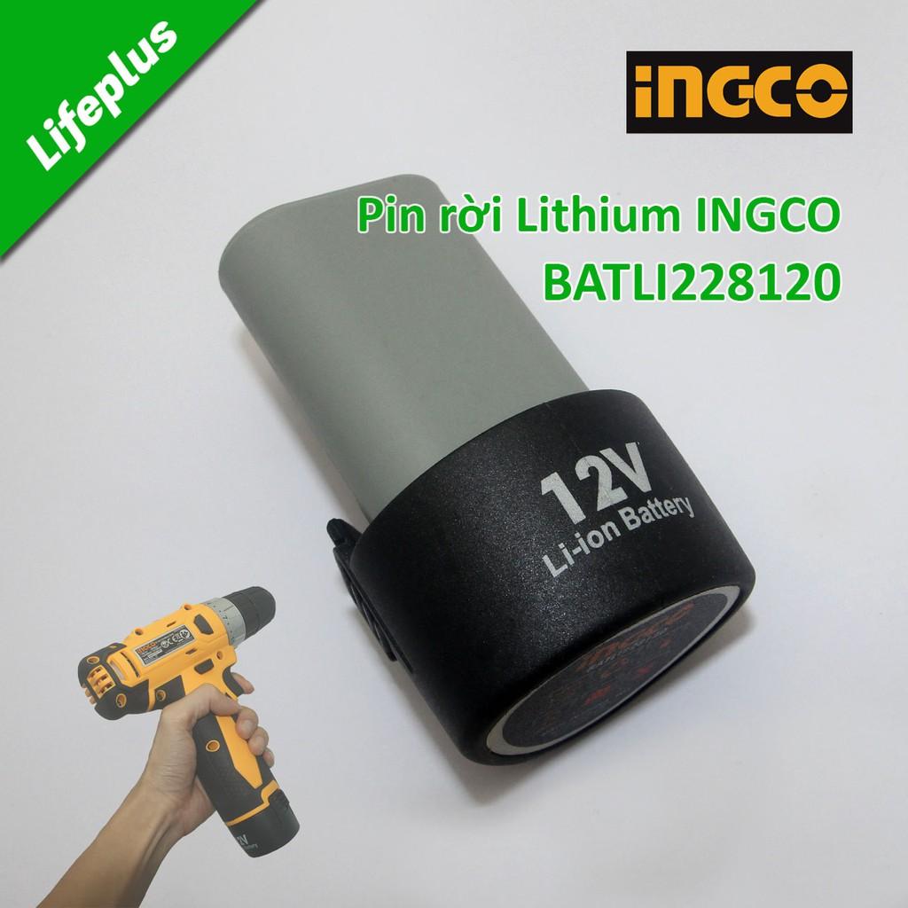 Pin litium 12V BATLI228120 cho dụng cụ cầm tay Ingco