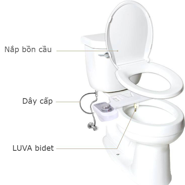 Vòi rửa vệ sinh thông minh  Bidet HB201