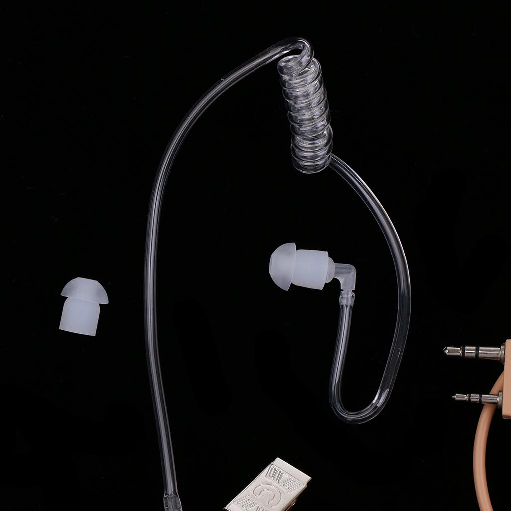2- Acoustic Tube Earpiece with Microphone For