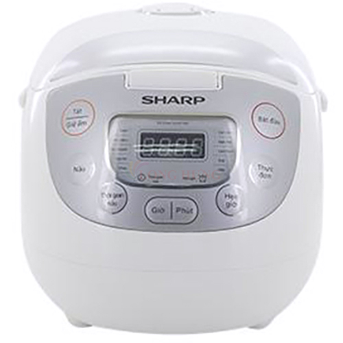 Nồi cơm điện tử Sharp 1.8 lít KS-COM195HV-WH - Hàng chính hãng