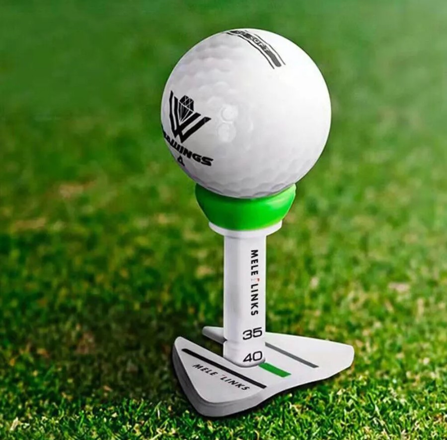 tee golf nhựa dẻo thế hệ mới, tự do điểu chỉnh độ cao,, có vạch kẻ lìne