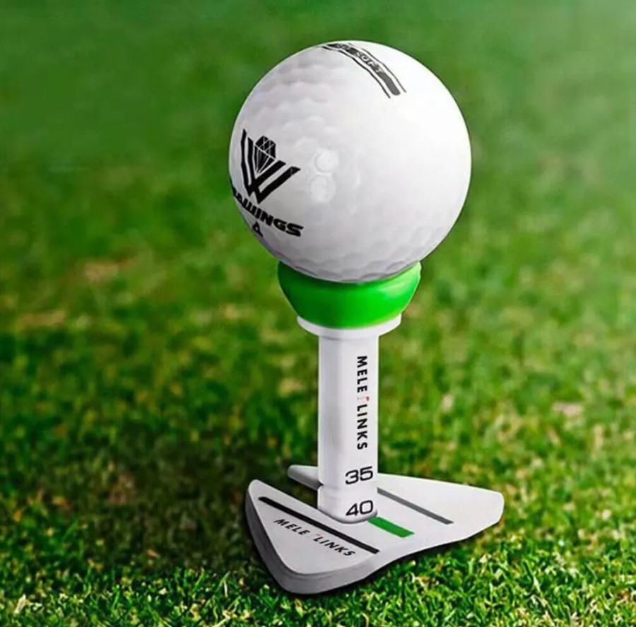Tee golf thế hệ mới, chất liệu nhựa dẻo, điều chỉnh độ cao theo ý, có vạch kẻ line
