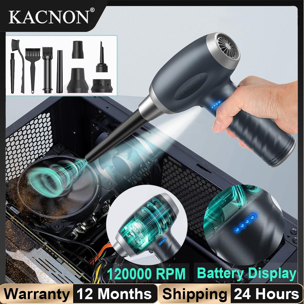 120000RPM Cordless Air Duster 90W Electric Wireless Air Gun Air Blower Cleaner Cho Bàn phím máy tính PC Làm sạch máy tính xách tay trên ô tô