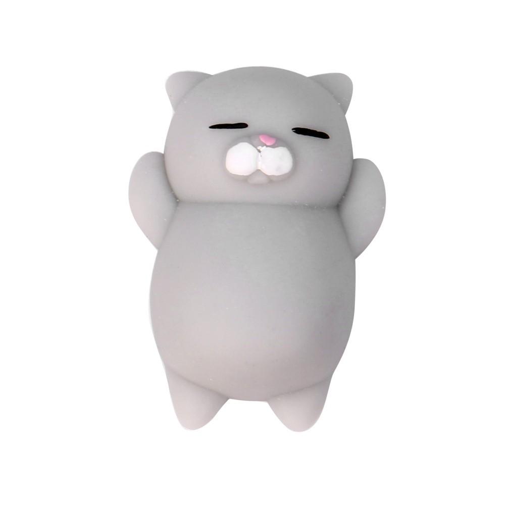 Đồ chơi đàn hồi hình mèo Mochi giúp giảm căng thẳng shop squishy