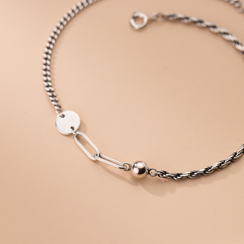 LẮC CHÂN BẠC NỮ ĐẸP LCBN295 bạc cao cấp dây dày - Lắc chân bạc 2TSILVER