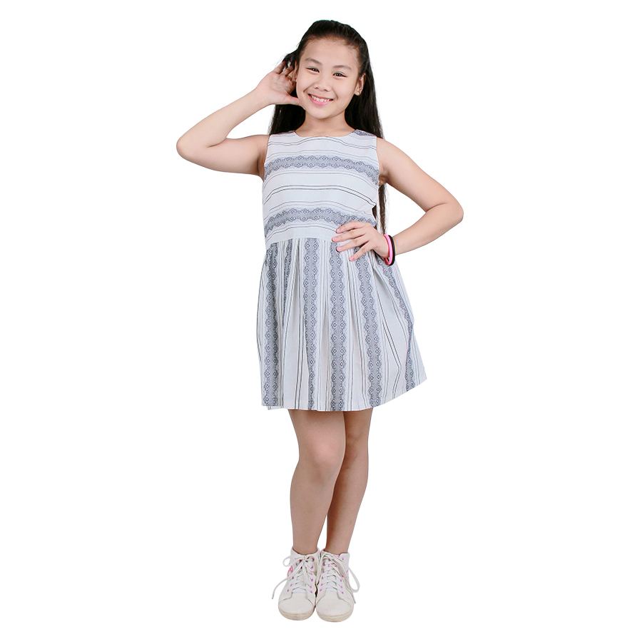 Đầm Xòe Sọc Ren Ugether UKID67 - Sọc