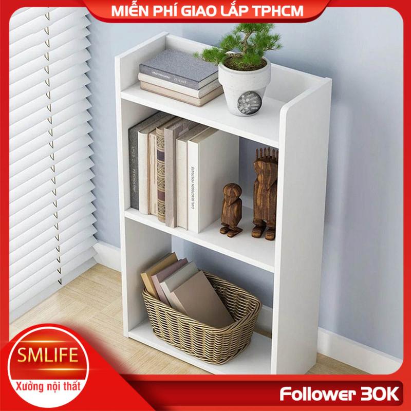 Giá đỡ sách bằng gỗ kiểu dáng nhỏ gọn SMLIFE Bohdi